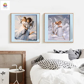 Frameless Digital Painting By Number Lovely Angels Sister Acrylic Paint Abstract Modern Wall Art Canvas Painting For Home Deco
Frameless Digital Painting By Number Lovely Angels Sister Acrylic Paint Abstract Modern Wall Art Canvas Painting For Home Deco