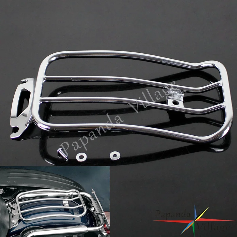 Хромированная задняя багажная полка для мотоцикла Harley Touring FLHT FLHR FLHX FLT 1997-2015 Electra Street Road Glide Road King
Хромированная задняя багажная полка для мотоцикла Harley Touring FLHT FLHR FLHX FLT 1997-2015 Electra Street Road Glide Road King