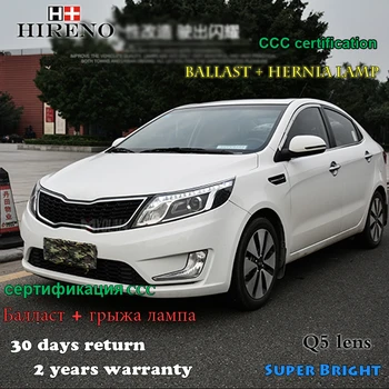 Hireno Headlamp for 2010-2014 KIA K2 RIO Headlight Assembly LED DRL Angel Lens Double Beam HID Xenon 2pcs
Hireno Headlamp for 2010-2014 KIA K2 RIO Headlight Assembly LED DRL Angel Lens Double Beam HID Xenon 2pcs