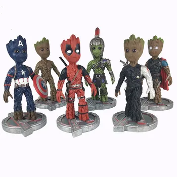 Avengers Tree Man Captain America Thor Deadpool X-Men Rocket Raccoon COS Resin Action Figure Collectible Model Toy 26CM T146
Avengers Tree Man Captain America Thor Deadpool X-Men Rocket Raccoon COS Resin Action Figure Collectible Model Toy 26CM T146
