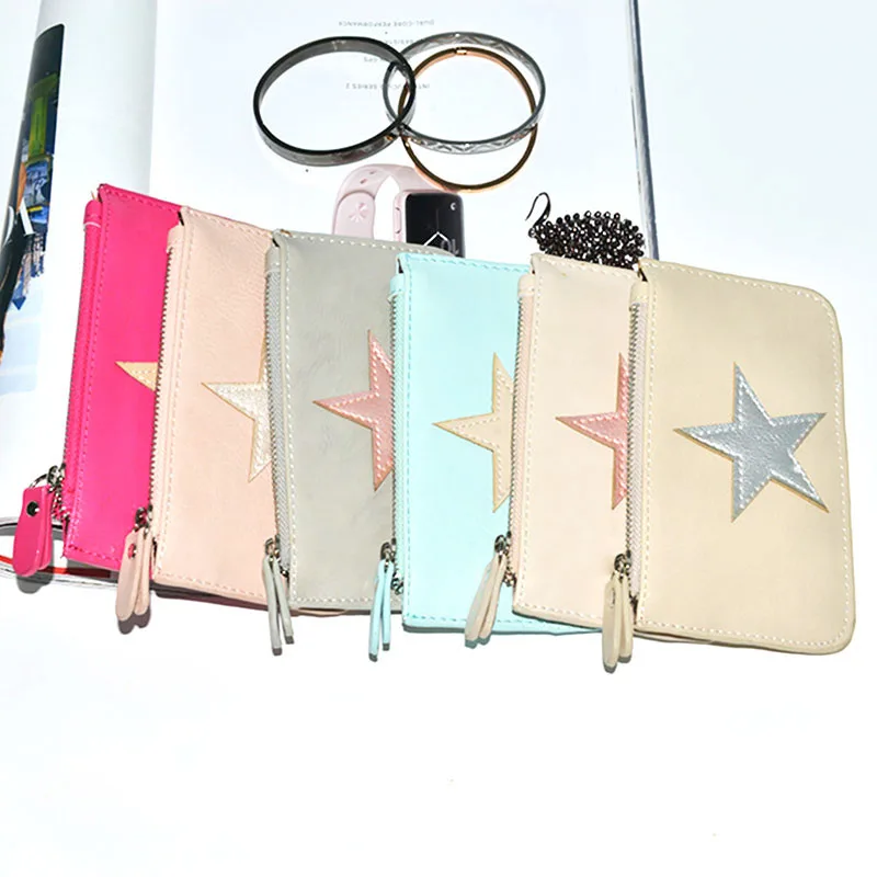 Lovely Star Key Mini Wallet Short Soft PU Leather Lady Purse Small Wallets Cute Key Coin Purses Holder Key Pouch Short 500550 
Lovely Star Key Mini Wallet Short Soft PU Leather Lady Purse Small Wallets Cute Key Coin Purses Holder Key Pouch Short 500550