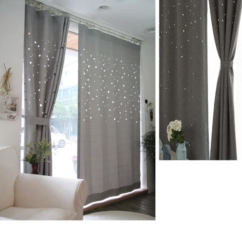 New Arrival 80% Blackout Window Curtain for Child Bedroom Cut Out Star Window Curtains Living Room Fancy Children's Cortinas
New Arrival 80% Blackout Window Curtain for Child Bedroom Cut Out Star Window Curtains Living Room Fancy Children's Cortinas