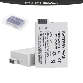 2 Pcs LP-E8 LPE8 LP E8 True capacity Battery + 2 Battery case for Canon EOS 550D 600D 650D 700D X4 X5 X6i X7i T2i T3i T4i T5i
2 Pcs LP-E8 LPE8 LP E8 True capacity Battery + 2 Battery case for Canon EOS 550D 600D 650D 700D X4 X5 X6i X7i T2i T3i T4i T5i