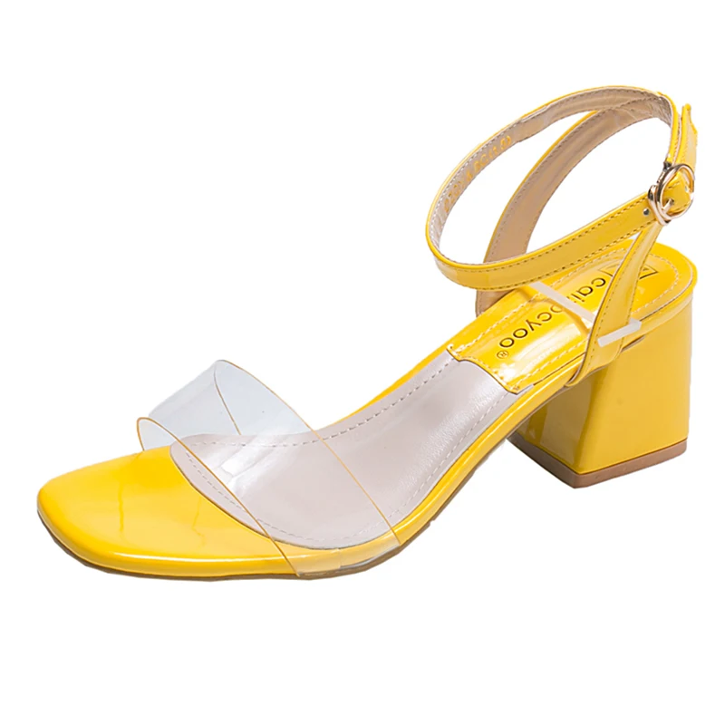 2019 New Transparent Summer Sandals Women Ankle Strap High Heel Sandal Yellow Red Women Sandal Sexy Wedding Platform Shoes Woman
2019 New Transparent Summer Sandals Women Ankle Strap High Heel Sandal Yellow Red Women Sandal Sexy Wedding Platform Shoes Woman