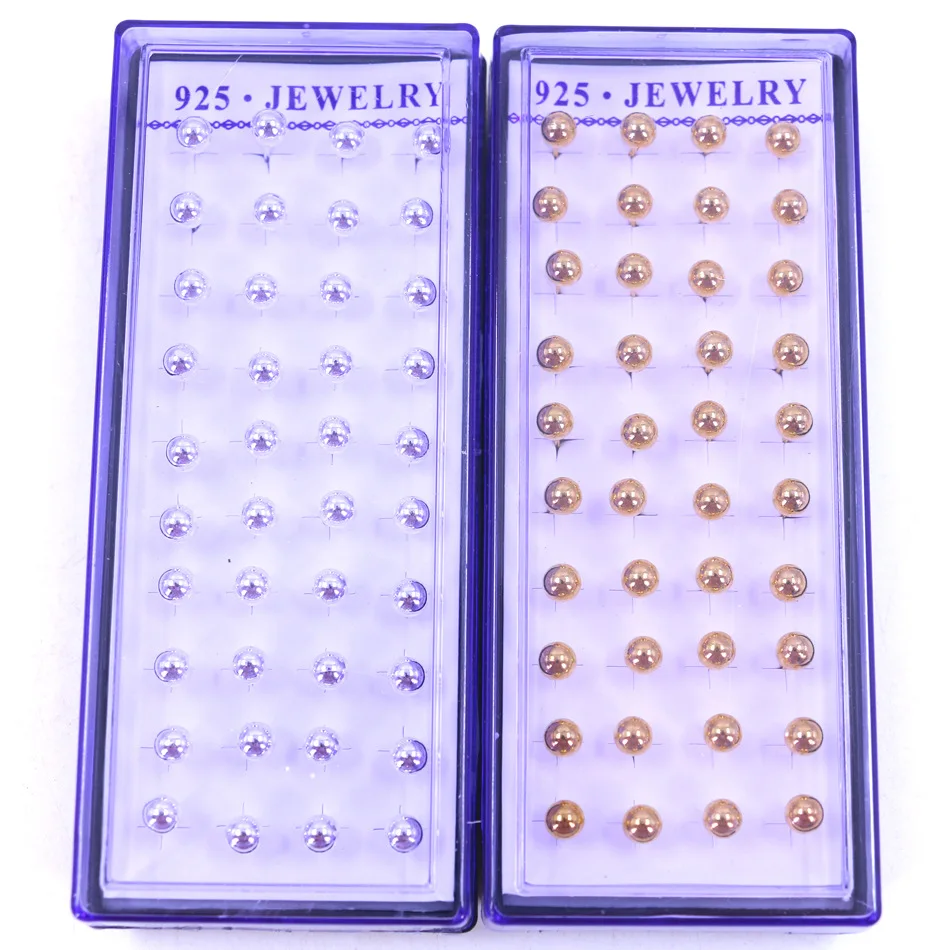 20 Pairs 2mm 3mm 4mm 5mm Round Balls Wholesale Small 20 Pairs Silver Plated Ball Stud Earrings Set of Women
20 Pairs 2mm 3mm 4mm 5mm Round Balls Wholesale Small 20 Pairs Silver Plated Ball Stud Earrings Set of Women