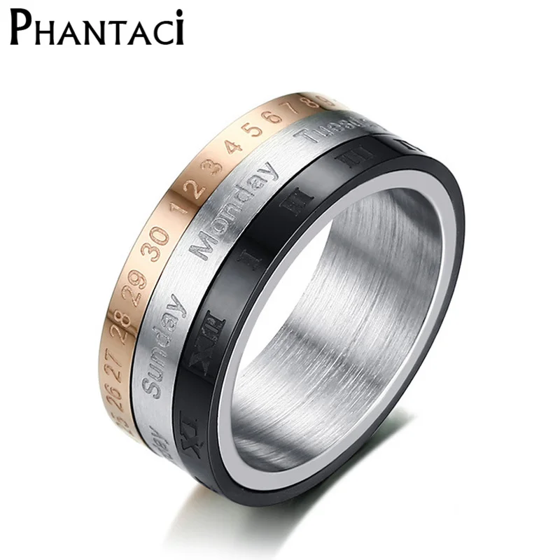 Diary Spinner Titanium Steel Men's Ring Series Stainless Steel Letter Punk Ring For Men Boy Man Jewelry
Diary Spinner Titanium Steel Men's Ring Series Stainless Steel Letter Punk Ring For Men Boy Man Jewelry