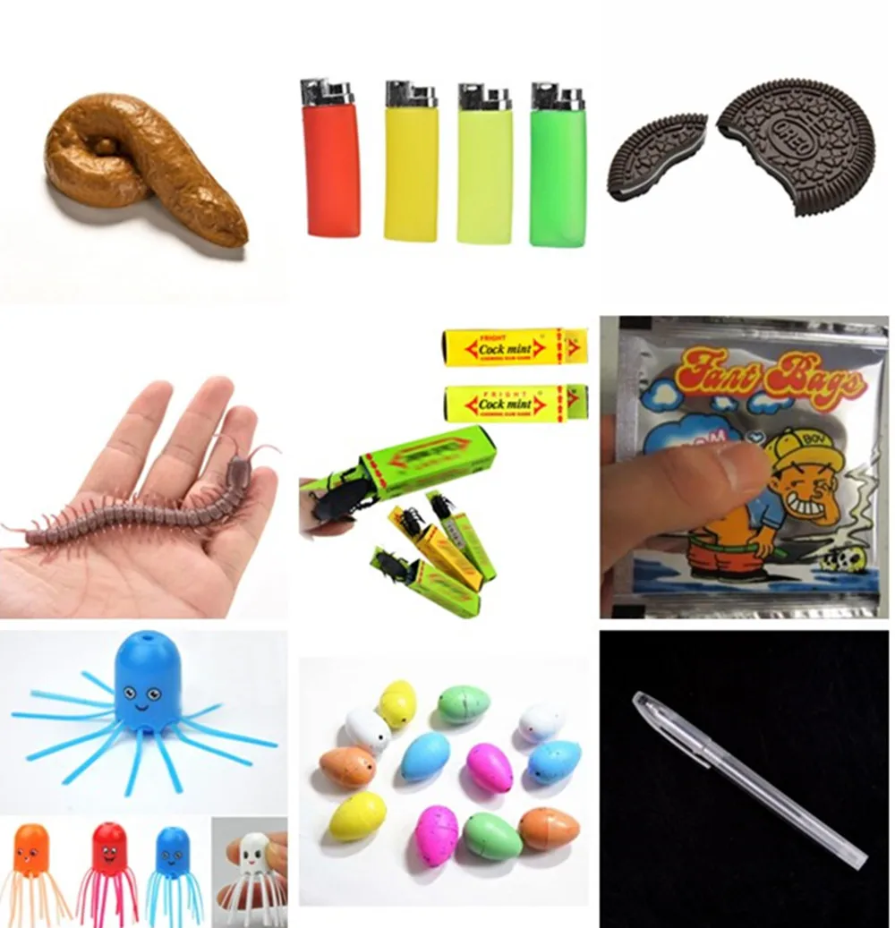 Multi Novelty Gag Toy Shits poop Fake Turd Biscuit Bitten And Restored Gimmick Cookie Smile Jellyfish Funny Magical Magic Toys
Multi Novelty Gag Toy Shits poop Fake Turd Biscuit Bitten And Restored Gimmick Cookie Smile Jellyfish Funny Magical Magic Toys