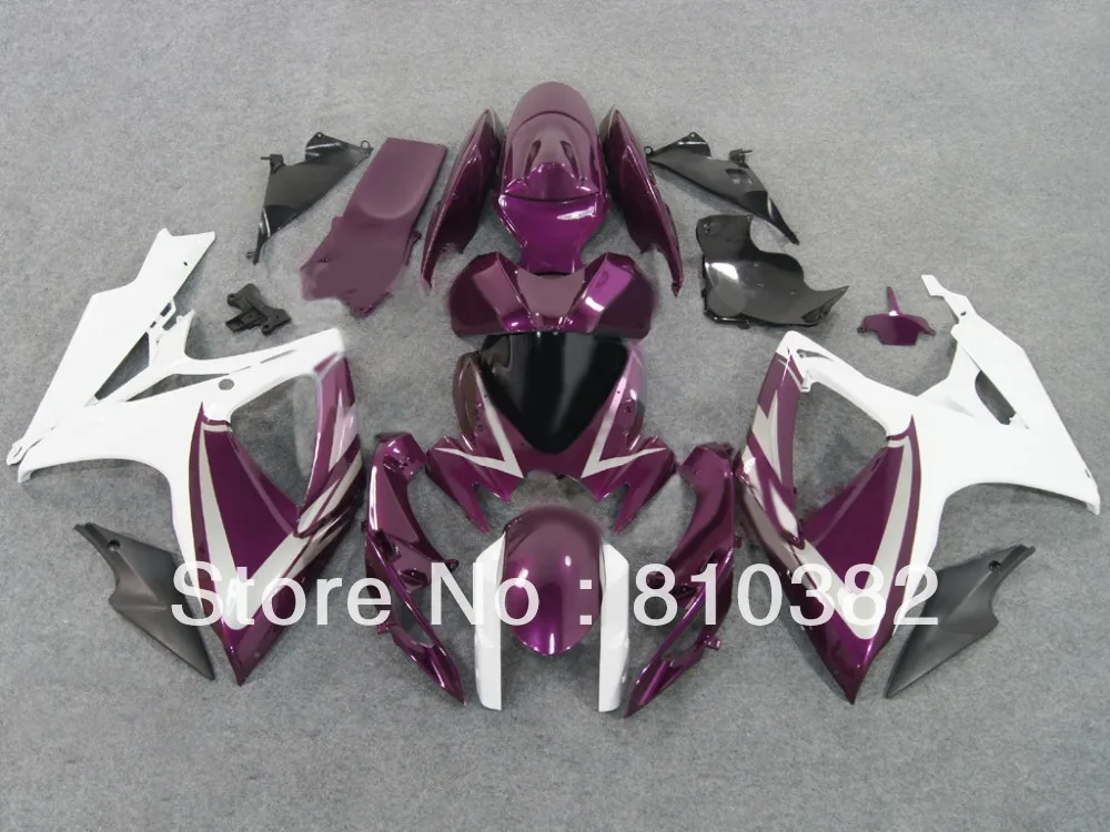 Injection Mold Fairing kit for GSXR600 750 06 07 GSXR600 GSXR750 GSX-R600 750 K6 2006 2007 white purple ABS Fairings set SZ82
Injection Mold Fairing kit for GSXR600 750 06 07 GSXR600 GSXR750 GSX-R600 750 K6 2006 2007 white purple ABS Fairings set SZ82