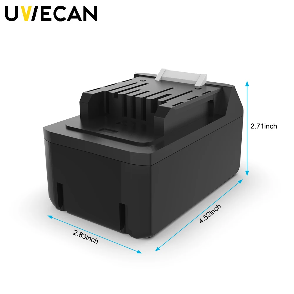Makita 14.4V 4000mAh Capacity Replacement Lithium-Ion Battery Electric tool for BL1413G Part Number 196375-4 (1 Pack)-Black
Makita 14.4V 4000mAh Capacity Replacement Lithium-Ion Battery Electric tool for BL1413G Part Number 196375-4 (1 Pack)-Black