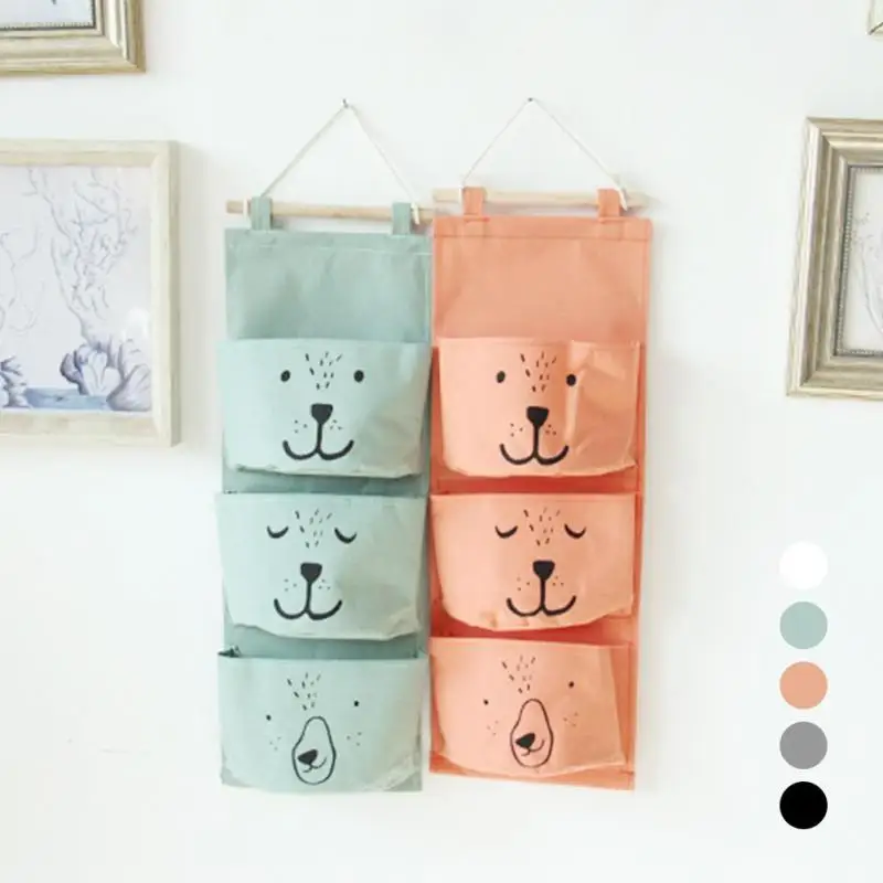 Wall Hanging Storage Bag 3 Pocket Fabric Linen Wall Mounted Wardrobe Closet Hang Bag Wall Pouch Sundries Toy Organizer A55
Wall Hanging Storage Bag 3 Pocket Fabric Linen Wall Mounted Wardrobe Closet Hang Bag Wall Pouch Sundries Toy Organizer A55