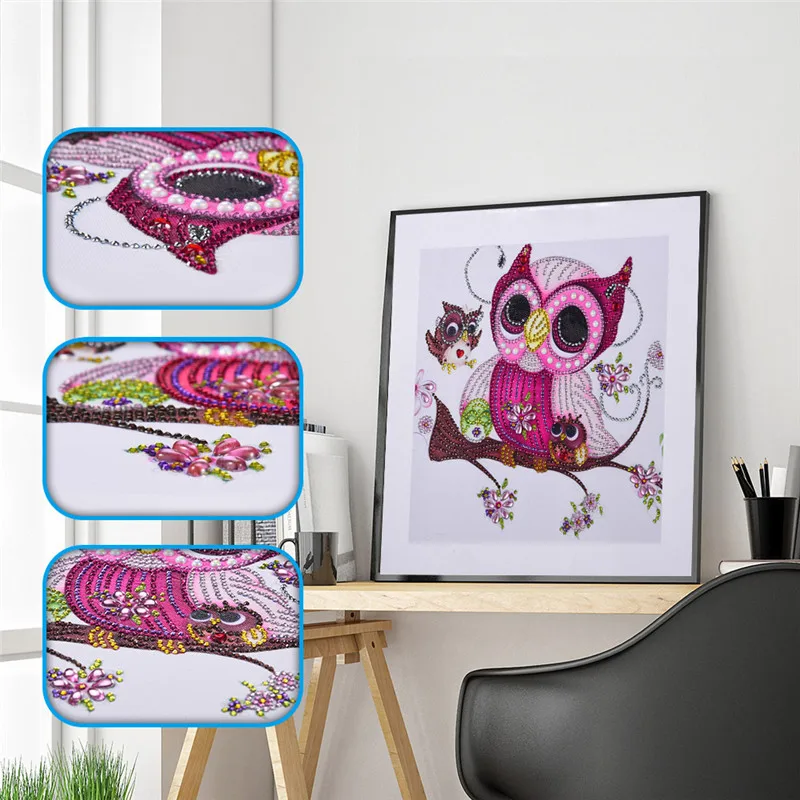 5d Special Shaped Diamond Painting Owl DIY Partial Drilled Cross Stitch Kits Crystal Rhinestone Art Crafts Diamond Embroidery
5d Special Shaped Diamond Painting Owl DIY Partial Drilled Cross Stitch Kits Crystal Rhinestone Art Crafts Diamond Embroidery