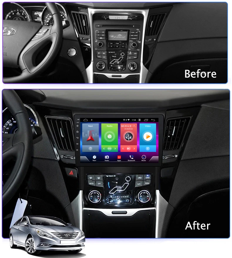 Full Touch Car Android 8.1 Radio Player For HYUNDAI Sonata 8th 2010 Vehicle GPS Navigation Video Multimedia Built In Bluetooth
Full Touch Car Android 8.1 Radio Player For HYUNDAI Sonata 8th 2010 Vehicle GPS Navigation Video Multimedia Built In Bluetooth
