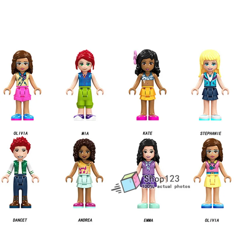 Single Friends Girls Club Gifts Mia Stephanie Olivia Kate Princess Model Building Blocks Toys for Children
Single Friends Girls Club Gifts Mia Stephanie Olivia Kate Princess Model Building Blocks Toys for Children