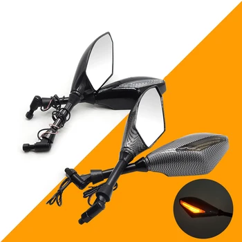 Universal Motorcycle Rearview Mirrors With Turn Signal LED Light For SUZUKI GSF Bandit 650 650S 1000 1200 1250 SV650
Universal Motorcycle Rearview Mirrors With Turn Signal LED Light For SUZUKI GSF Bandit 650 650S 1000 1200 1250 SV650