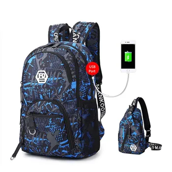 2pcs travel shoulder bag men laptop backpack 15.6'' male waterproof usb charging backpack for boy chest bag school bags for boys
2pcs travel shoulder bag men laptop backpack 15.6'' male waterproof usb charging backpack for boy chest bag school bags for boys