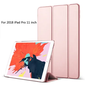 Case for iPad Pro 11 2018 PU Leather Transparent PC Back Ultra Trifold Smart Cover for iPad Pro 11 Support Wireless Charging
Case for iPad Pro 11 2018 PU Leather Transparent PC Back Ultra Trifold Smart Cover for iPad Pro 11 Support Wireless Charging