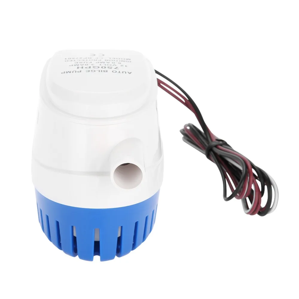 12V 3A Water Pump Boat Automatic Submersible Bilge Water Pump With Float Switch with 100cm Length Cable
12V 3A Water Pump Boat Automatic Submersible Bilge Water Pump With Float Switch with 100cm Length Cable
