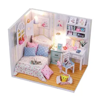3D Dollhouse Craft Villa Model Wooden DIY home Doll House Furniture Miniature Cherry Tree Doll toy Furniture Xmas Gifts
3D Dollhouse Craft Villa Model Wooden DIY home Doll House Furniture Miniature Cherry Tree Doll toy Furniture Xmas Gifts