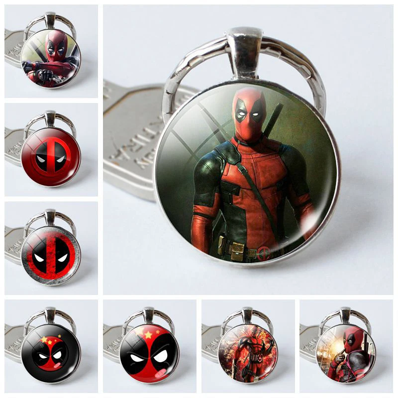 8 types Superhero Deadpool Keychain Fashion Superhero Jewelry For Fans Women Anime Keychain Holder Wholesale&Retail
8 types Superhero Deadpool Keychain Fashion Superhero Jewelry For Fans Women Anime Keychain Holder Wholesale&Retail