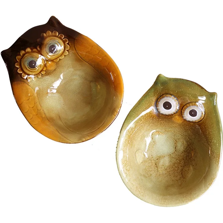 Colorful Owl Pattern Ceramic Decor Dish Nut Key Soap Jewelry Decorative Plate Ashtray Storage Box Desktop Home Decoration
Colorful Owl Pattern Ceramic Decor Dish Nut Key Soap Jewelry Decorative Plate Ashtray Storage Box Desktop Home Decoration