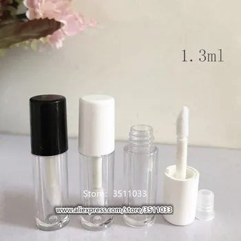 1.3ML 50pcs 100pcs Black White Cap Empty Lip Gloss Tube Clear Plastic Elegant Liquid Lipstick Container Mini Lip Gloss Bottle
1.3ML 50pcs 100pcs Black White Cap Empty Lip Gloss Tube Clear Plastic Elegant Liquid Lipstick Container Mini Lip Gloss Bottle