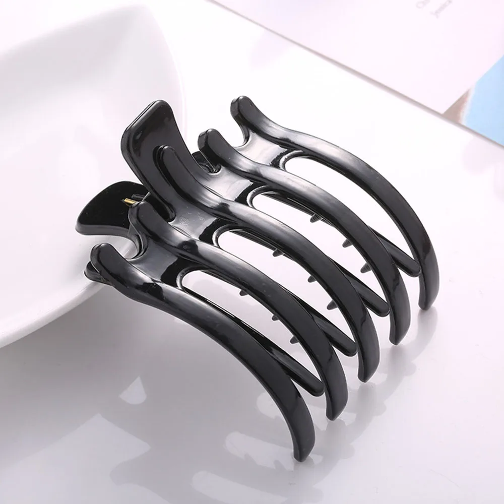 Fashion Simple Non Slip Grip Large Claw Women Crab Hair Claw Clip Girls Black Plastic Hairpin Claws Hair Clip Clamp For Women
Fashion Simple Non Slip Grip Large Claw Women Crab Hair Claw Clip Girls Black Plastic Hairpin Claws Hair Clip Clamp For Women