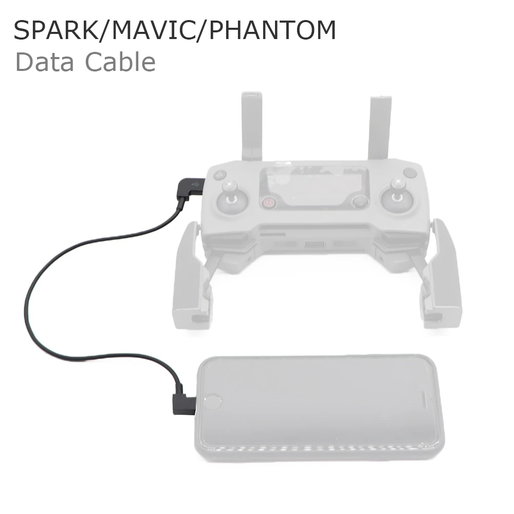 For DJI Spark/MAVIC Pro/MAVIC Air/MAVIC 2 Control Micro USB Android/Lighting Data Cable Adapter for iPhone/Type-c Wire Accessory
For DJI Spark/MAVIC Pro/MAVIC Air/MAVIC 2 Control Micro USB Android/Lighting Data Cable Adapter for iPhone/Type-c Wire Accessory