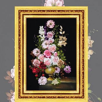 DIY Ribbons Embroidery Pink Flowers, Decorative Canvas Painting Colored HD Print Needlework & Cross Stitch Kit Home decor C-0123
DIY Ribbons Embroidery Pink Flowers, Decorative Canvas Painting Colored HD Print Needlework & Cross Stitch Kit Home decor C-0123