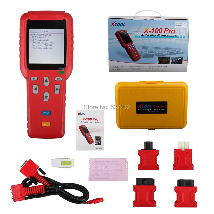 2016 Universal Auto Key Immobilizer Programmer X-Tool X-100 Pro Key Programmer Key Maker Car ID ECU Programmer DHL Free
2016 Universal Auto Key Immobilizer Programmer X-Tool X-100 Pro Key Programmer Key Maker Car ID ECU Programmer DHL Free