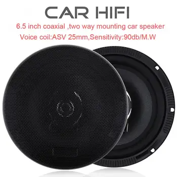 2pcs car speaker 6.5 inch Coaxial Speaker auto audio motorcycle Vehicle car Stereo loudspeaker Full Range Frequency Speakers
2pcs car speaker 6.5 inch Coaxial Speaker auto audio motorcycle Vehicle car Stereo loudspeaker Full Range Frequency Speakers