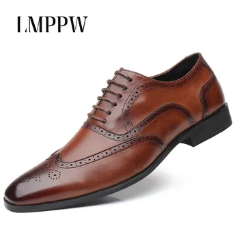 Large Size 48 Men's Business Dress Shoes Luxury Brand Men Leather Shoes Office Formal Oxfords Brogue Shoes Pointed Wedding Shoes
Large Size 48 Men's Business Dress Shoes Luxury Brand Men Leather Shoes Office Formal Oxfords Brogue Shoes Pointed Wedding Shoes