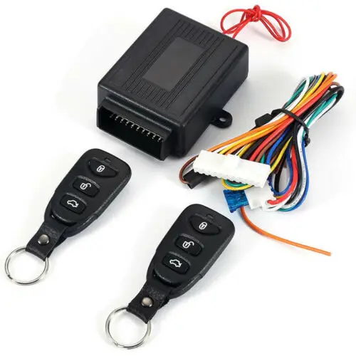Universal Car Remote Control Central Locking Kit Door Lock Locking Keyless Entry System Control Box With Remote Controllers 3B24
Universal Car Remote Control Central Locking Kit Door Lock Locking Keyless Entry System Control Box With Remote Controllers 3B24