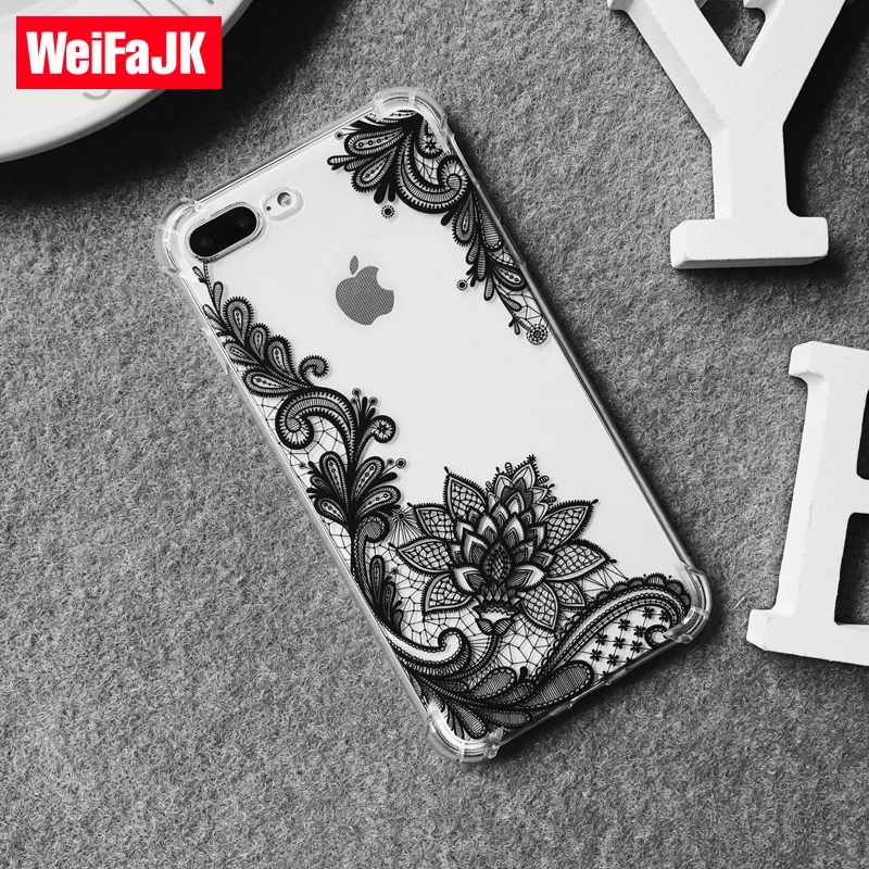 WeiFaJK Lace Flower Girl Phone Case for iPhone 7 8 Plus X Silicone Clear Anti-knock Soft Case for iPhone 6 6s 5 5s SE Cover
WeiFaJK Lace Flower Girl Phone Case for iPhone 7 8 Plus X Silicone Clear Anti-knock Soft Case for iPhone 6 6s 5 5s SE Cover