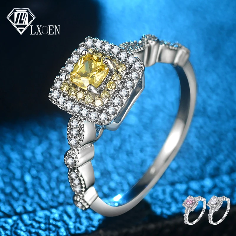 LXOEN 2018 Square Zircon Weddings Rings for Women Silver Color Ring Party Romantic Jewelry Accessories anillos mujer anel bague
LXOEN 2018 Square Zircon Weddings Rings for Women Silver Color Ring Party Romantic Jewelry Accessories anillos mujer anel bague
