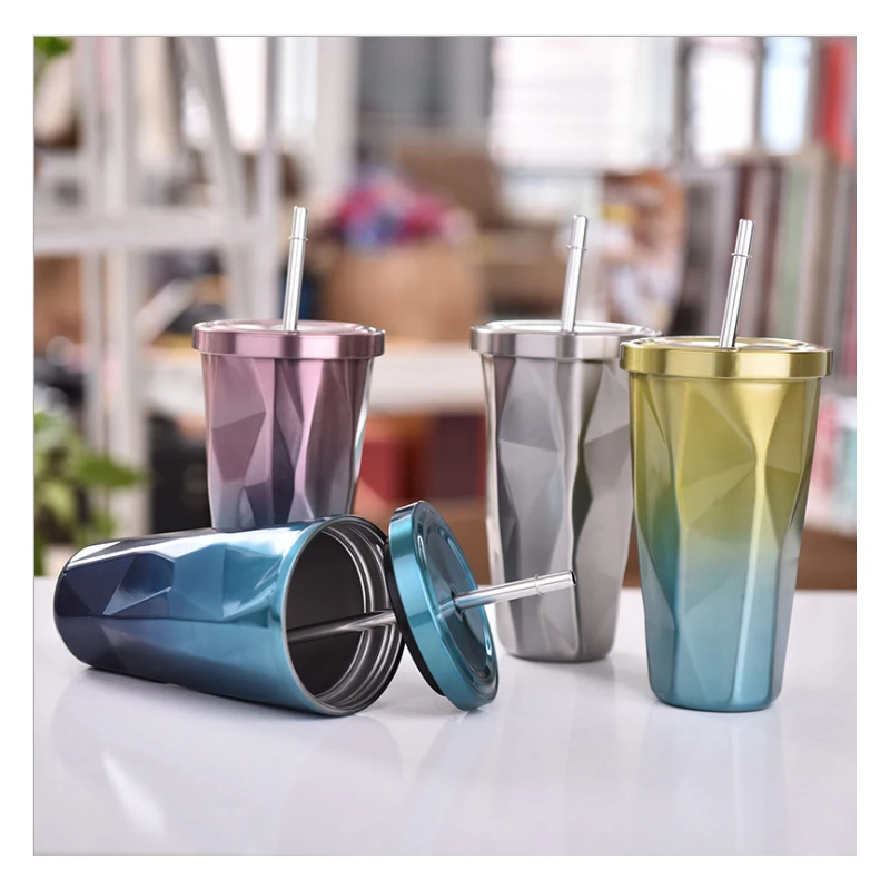 1 pcs RSCHEF Gradient Cup Diamond Vacuum Vacuum Cup with Straw Stainless Steel Cup
1 pcs RSCHEF Gradient Cup Diamond Vacuum Vacuum Cup with Straw Stainless Steel Cup