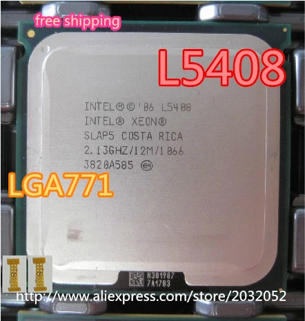 Intel Xeon L5408 server CPU/2.13GHz /LGA771/L2 Cache 12MB/Quad-Core/ (works on LGA 775 mainboard 2 Pieces Free)
Intel Xeon L5408 server CPU/2.13GHz /LGA771/L2 Cache 12MB/Quad-Core/ (works on LGA 775 mainboard 2 Pieces Free)