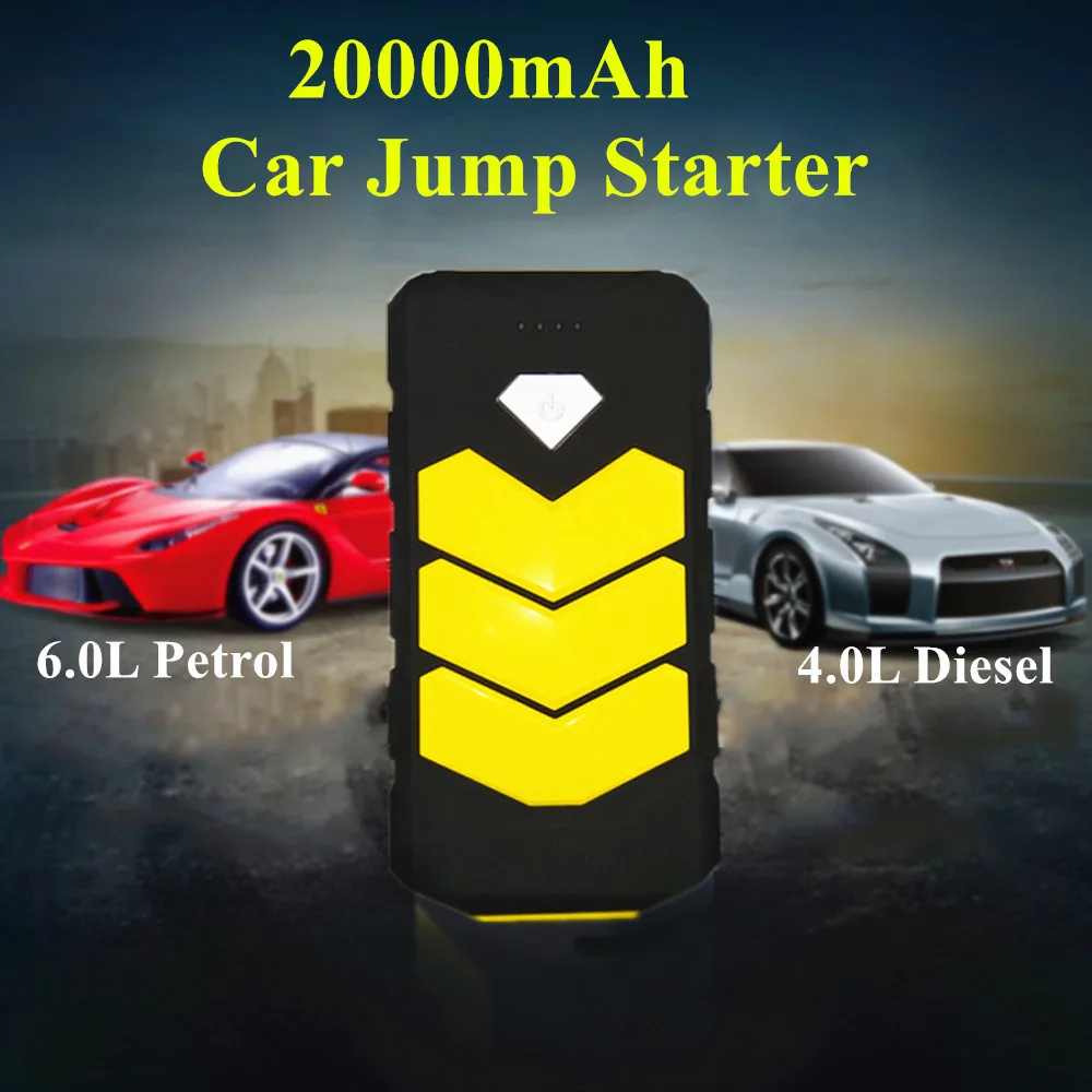2019 Newest Jump Starter 20000mAh Portable Starting Device Power Bank 12V 600A Car Charger For Car Battery Booster Buster CE
2019 Newest Jump Starter 20000mAh Portable Starting Device Power Bank 12V 600A Car Charger For Car Battery Booster Buster CE