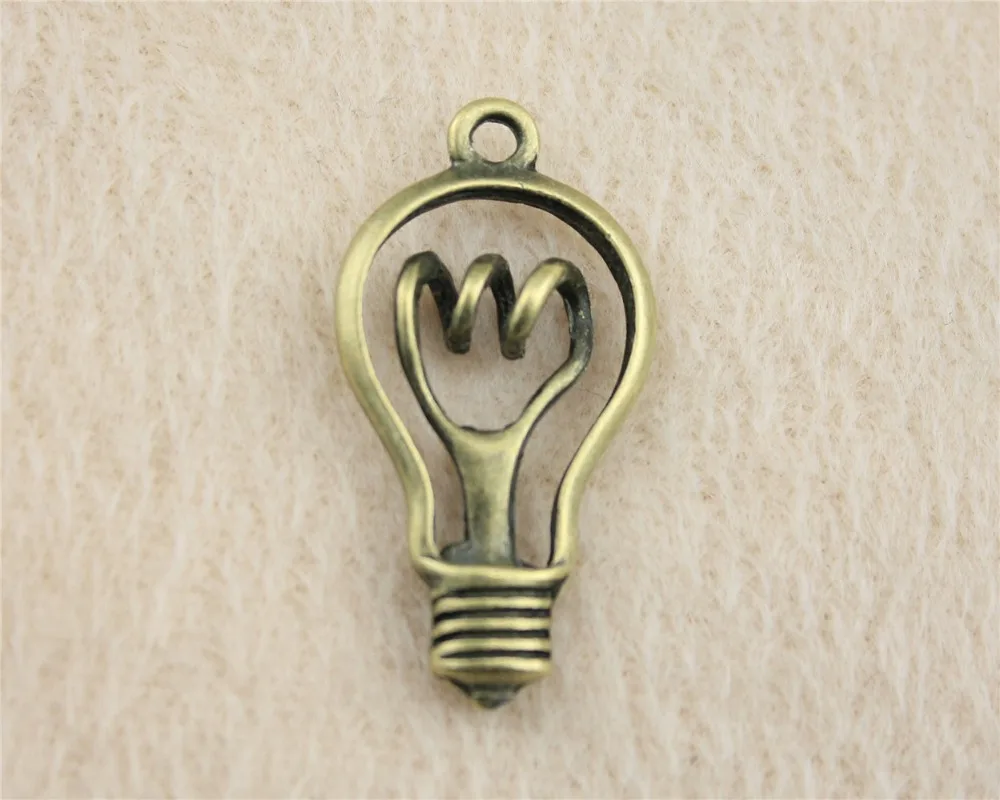 25pcs/lot 32*17mm ancient bronze Bulb charm Pendants DIY jewelry for bracelet necklace earring
25pcs/lot 32*17mm ancient bronze Bulb charm Pendants DIY jewelry for bracelet necklace earring