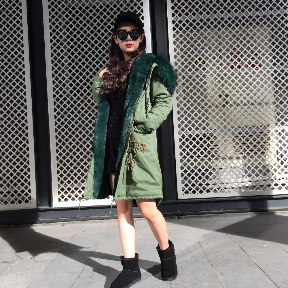 Deep Green Fashion Long Germany Style, Thickness Fur Mr Mrs Army Green Top Brand Factory Sell
Deep Green Fashion Long Germany Style, Thickness Fur Mr Mrs Army Green Top Brand Factory Sell
