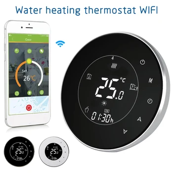 BHT-6000GALW WIFI Water floor Heating LCD Touch Screen Thermostat Temperature Controller 5A Weekly Programmable
BHT-6000GALW WIFI Water floor Heating LCD Touch Screen Thermostat Temperature Controller 5A Weekly Programmable