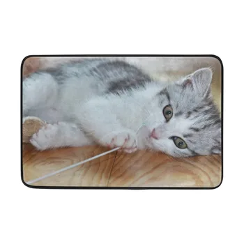 Cat Playing With Stick Printed Bathroom Mat PVC Mesh Thicken Blended Floor Bath Mats Set Non Slip Bathroom Water Absorption Mat
Cat Playing With Stick Printed Bathroom Mat PVC Mesh Thicken Blended Floor Bath Mats Set Non Slip Bathroom Water Absorption Mat