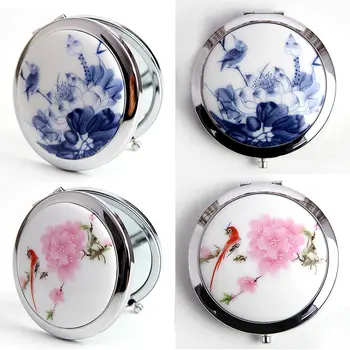 1* Make-up Mirrors China Painting Style Mirrors MakeupTool Ceramic and Glass Mini Makeup Compact Pocket Mirror Cosmetic Mirrors
1* Make-up Mirrors China Painting Style Mirrors MakeupTool Ceramic and Glass Mini Makeup Compact Pocket Mirror Cosmetic Mirrors