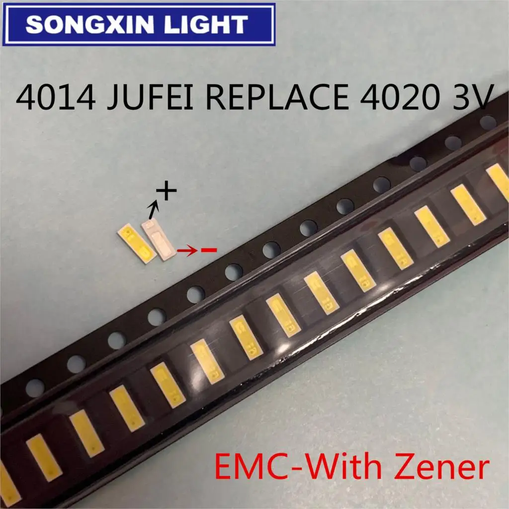 250PCS 4014 Replace 4020 SMD LED Beads Cold white 0.5W 3V 150mA For TV/LCD Backlight LED Backlight High Power LED
250PCS 4014 Replace 4020 SMD LED Beads Cold white 0.5W 3V 150mA For TV/LCD Backlight LED Backlight High Power LED