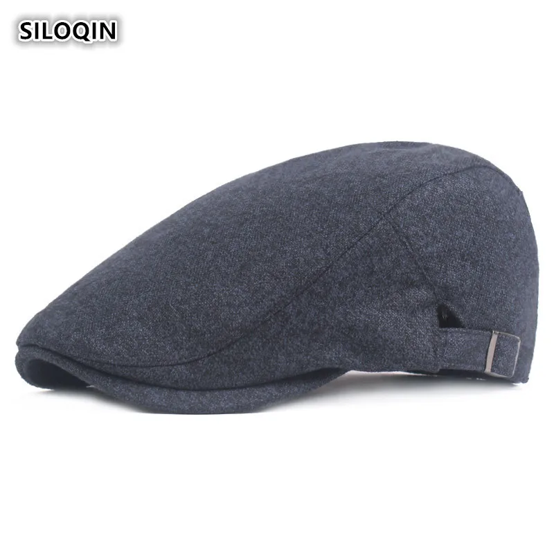 SILOQIN Autumn Winter Middle Old Aged Men's Cotton Berets Adjustable Solid Color Tongue Cap Wild Trend Casual Travel Dad's Hat
SILOQIN Autumn Winter Middle Old Aged Men's Cotton Berets Adjustable Solid Color Tongue Cap Wild Trend Casual Travel Dad's Hat