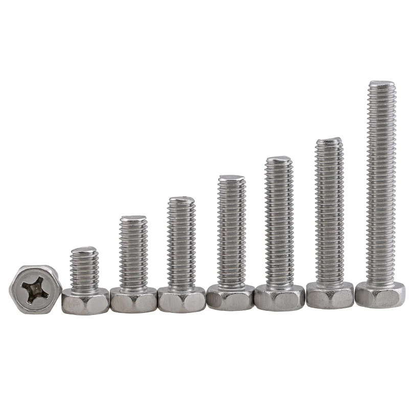 1pcs M10 stainless steel screw cross recessed pocket hex bolts high quality bolt screws 40mm-50mm length
1pcs M10 stainless steel screw cross recessed pocket hex bolts high quality bolt screws 40mm-50mm length