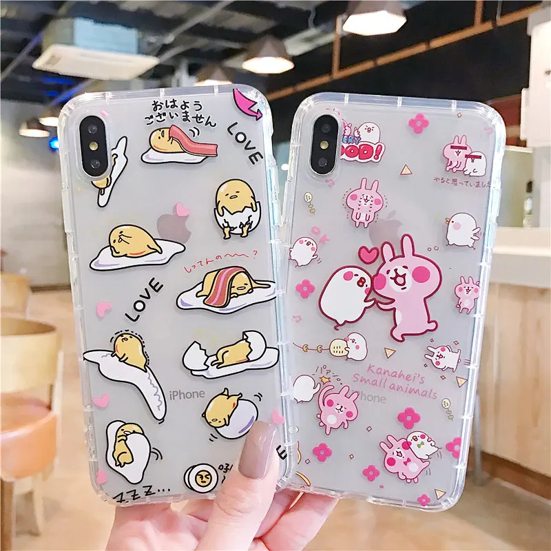Funny Eggshell Rabbit Pattern For iphone 6 6s 7 8 plus X Xs Max Silicone Phone Case For iphone XR Transparent Air Cushion Cover
Funny Eggshell Rabbit Pattern For iphone 6 6s 7 8 plus X Xs Max Silicone Phone Case For iphone XR Transparent Air Cushion Cover