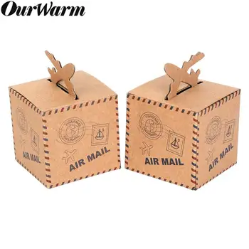 OurWarm 25pcs Brown Kraft Paper Gift Candy Box Airplane Air Mail Travel Themed Party Guest Gift Wedding Party Favors Baby Shower
OurWarm 25pcs Brown Kraft Paper Gift Candy Box Airplane Air Mail Travel Themed Party Guest Gift Wedding Party Favors Baby Shower