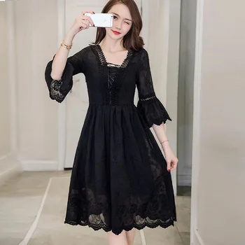 2018Summer Fashion women elegant cute chiffon dress empire embroidery flare dress flare sleeve casual vestidos plus size S-XXXXL
2018Summer Fashion women elegant cute chiffon dress empire embroidery flare dress flare sleeve casual vestidos plus size S-XXXXL