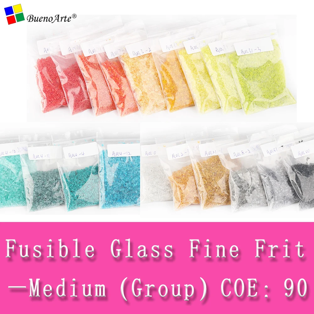COE 90 Small size Fine Frit Fusible Transparent color opal color glass dots DIY craft lampwork
COE 90 Small size Fine Frit Fusible Transparent color opal color glass dots DIY craft lampwork