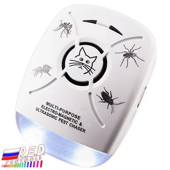 Ultrasonic Plug-in Pest Control Repeller Electronic Insects Repellent, Pet Kids Safe, Mosquito Cockroach Spider Bugs etc - 110V
Ultrasonic Plug-in Pest Control Repeller Electronic Insects Repellent, Pet Kids Safe, Mosquito Cockroach Spider Bugs etc - 110V